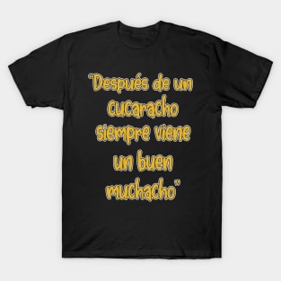 Despues de un cucaracho siempre viene un buen muchacho T-Shirt